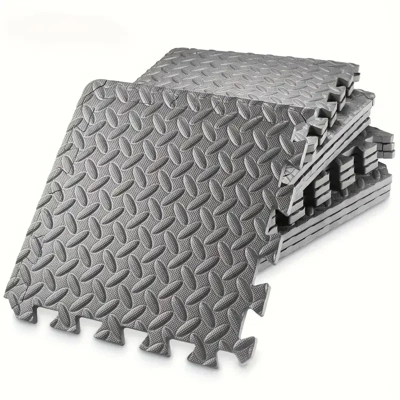 16-Piece Interlocking Gym Floor Mats – 10mm EVA Foam Exercise & Floor Protection Tiles