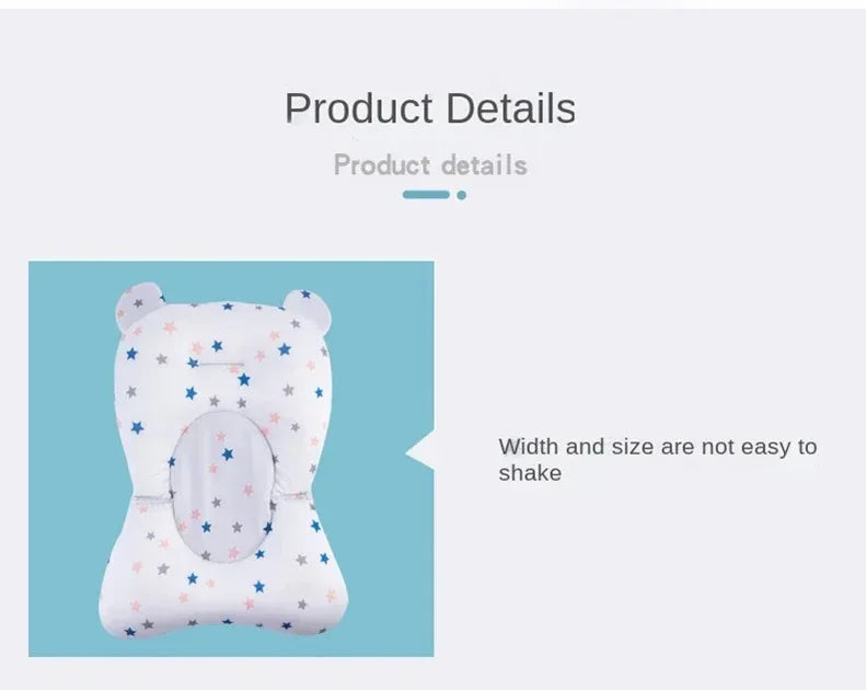 Baby Bath Support Cushion – Adjustable Floating Bath Seat for Newborns