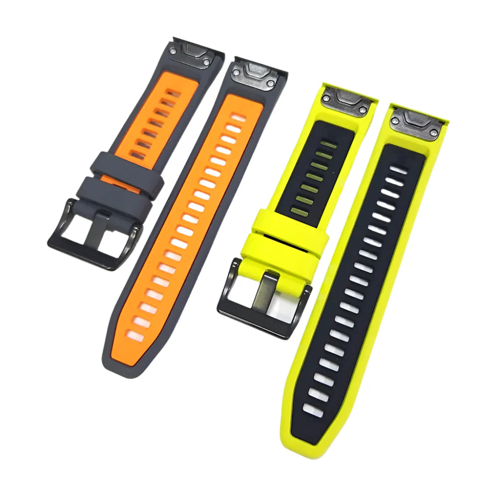 QuickFit Silicone Sports Strap for the Garmin (22mm/26mm) (wide compatibility & 22 colours)