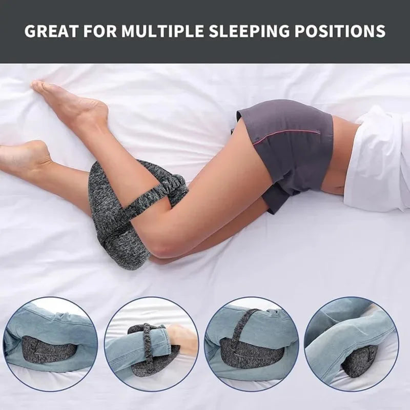 Memory Foam Knee Pillow – Side Sleeper Leg Support Cushion