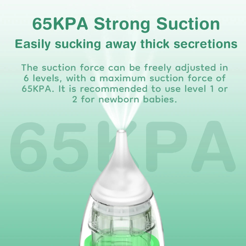 Electric Baby Nasal Aspirator – Adjustable Suction Nose Cleaner