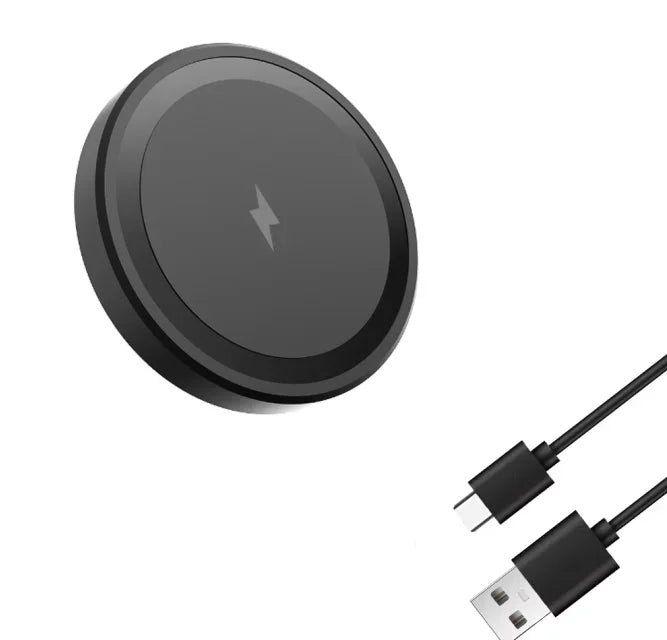 Magnetic Wireless Charger Pad – 30W Fast Charging Stand (MagSafe Compatible)