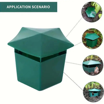 Reusable Snail & Slug Garden Trap – Covered Pest Control Station