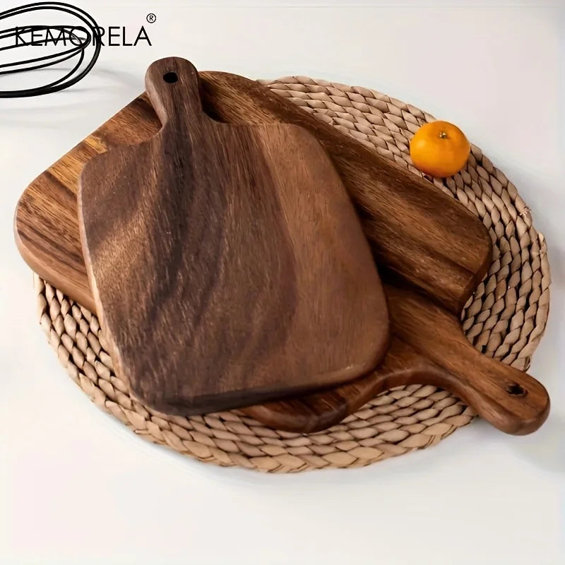 Wooden Serving Board – Durable Cutting Board for Bread, Cheese & Fruit