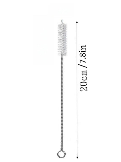 Black Polka Dot Bow Glass Drinking Straws – Reusable Curved Straws (3 or 6 Pack)