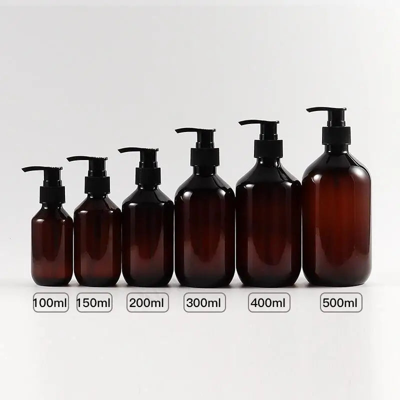 Refillable Shampoo & Soap Pump Bottles – Bathroom Dispenser Containers
