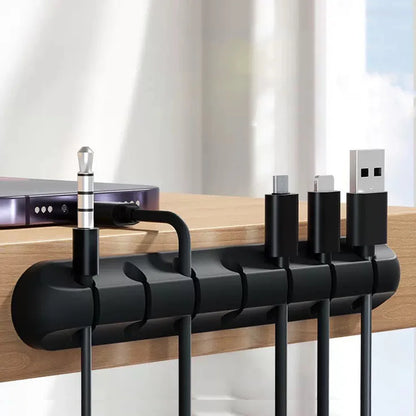 Adhesive Cable Clips – Self-Adhesive Cord Organisers for Desk, Charging & Home Office