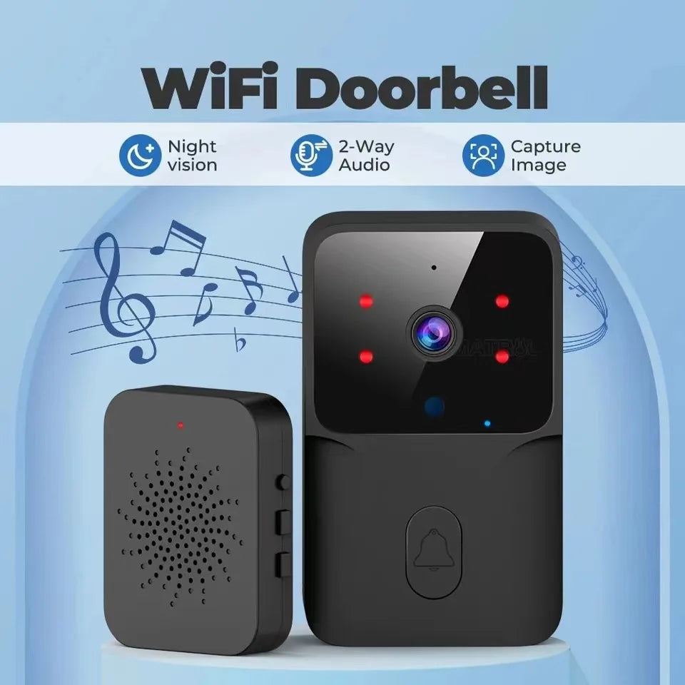 WiFi Video Doorbell – Wireless Smart Doorbell with Two-Way Audio