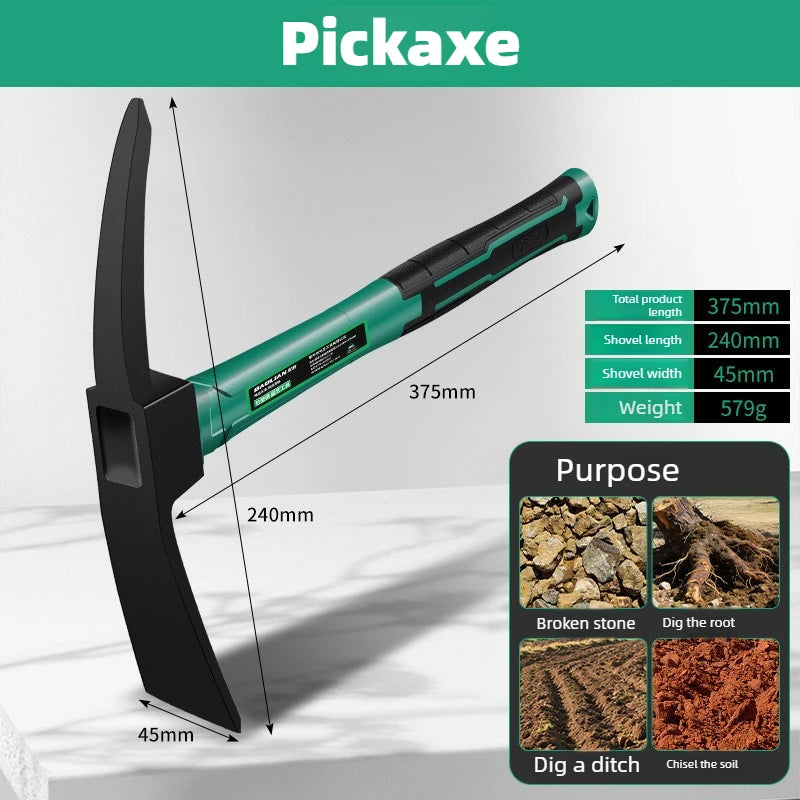 Garden Hand Tools with Non-Slip Handles
