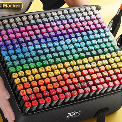 Dual Tip Alcohol Markers – Permanent Art & Illustration Marker Set (24–262 Colours)