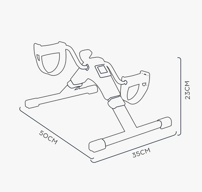Mini Pedal Exerciser – Portable Under Desk Exercise Bike