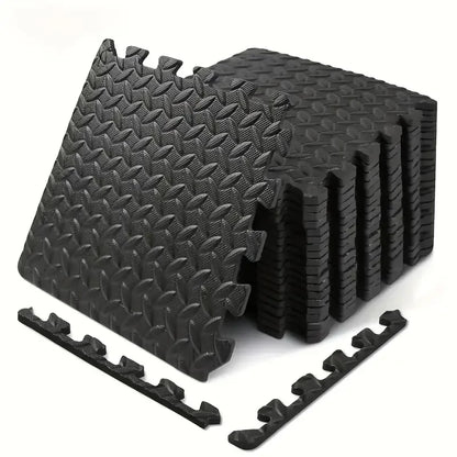 16-Piece Interlocking Gym Floor Mats – 10mm EVA Foam Exercise & Floor Protection Tiles