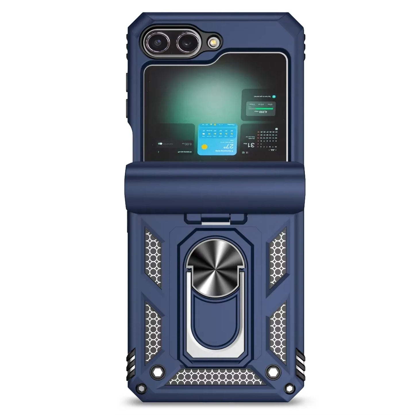 Samsung Galaxy Z Flip7 Phone Case with Ring Bracket (8 colours available)