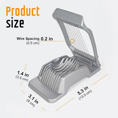 Heavy Duty Egg Slicer – Aluminium Egg & Fruit Cutter