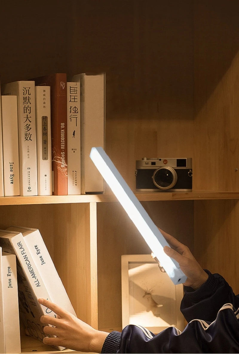 USB Rechargeable Motion Sensor LED Tube Light for Wardrobe & Bedroom