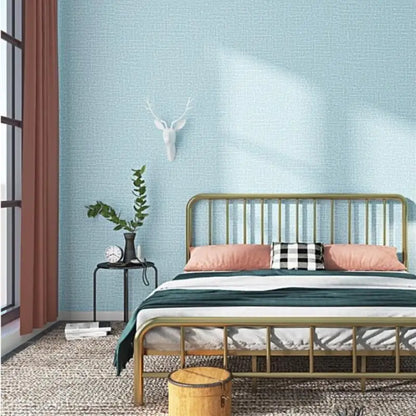 3D Linen Waterproof Self-Adhesive Wall Paper (5 colours available)