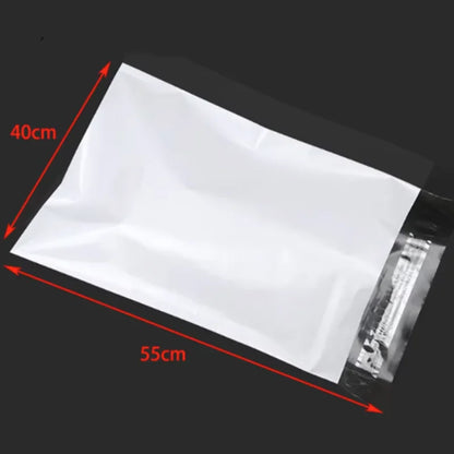 White Self-Sealing Courier Bags – Waterproof Shipping & Mailing Satchels