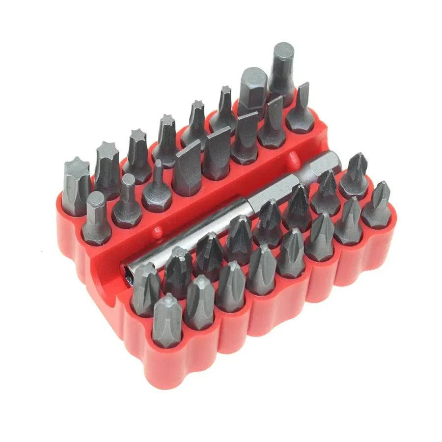 Tamper-Proof Security Bit Set with Holder (33pcs)