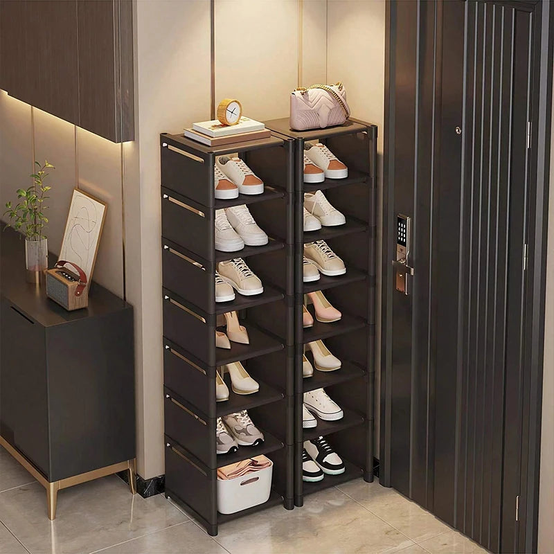 Slim Multi-Layer Shoe Rack – Space-Saving Narrow Shoe Storage Cabinet
