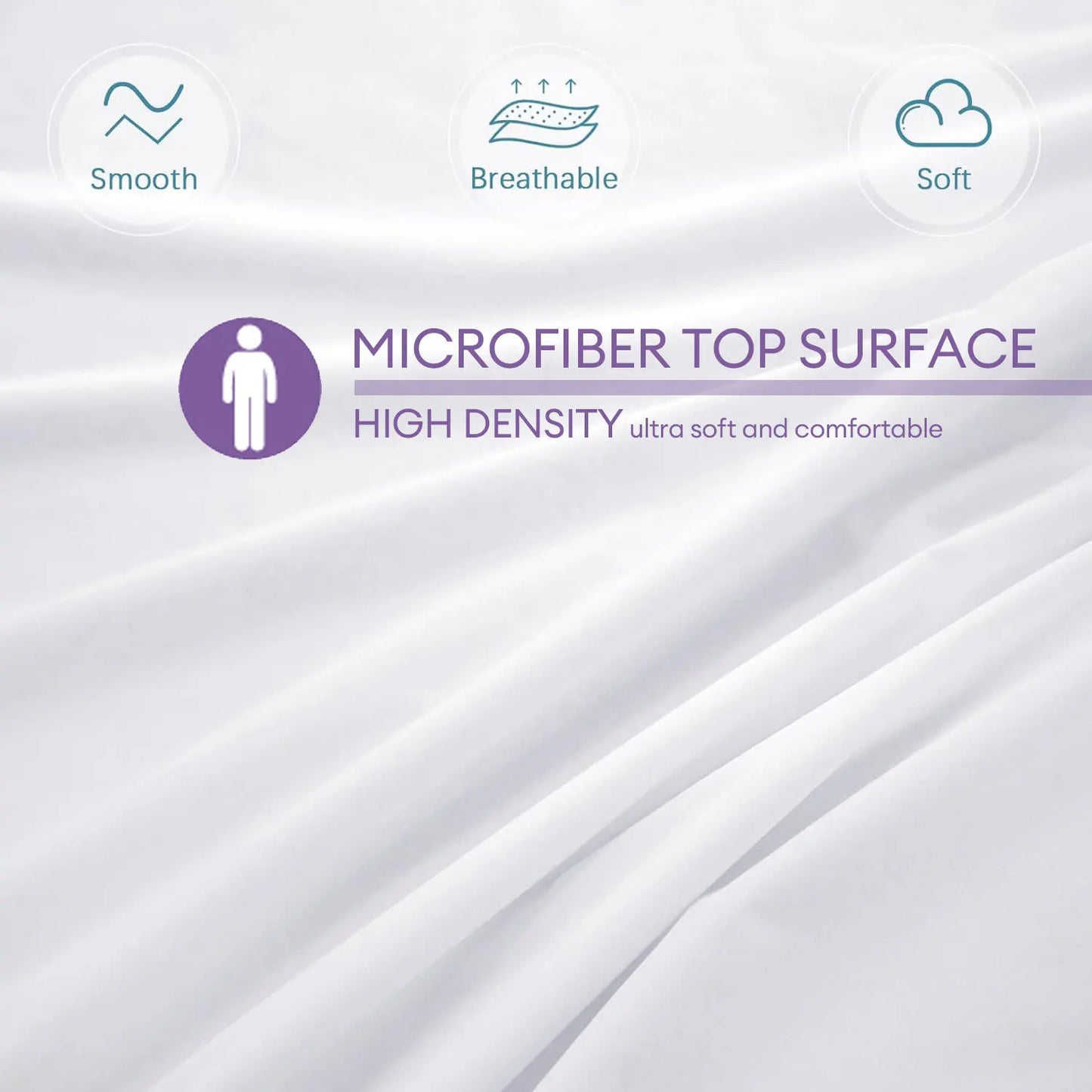 Waterproof Crib Mattress Protector – Soft, Washable Baby Bed Cover