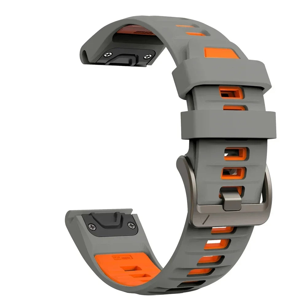 QuickFit Silicone Sports Strap for the Garmin (22mm/26mm) (wide compatibility & 22 colours)
