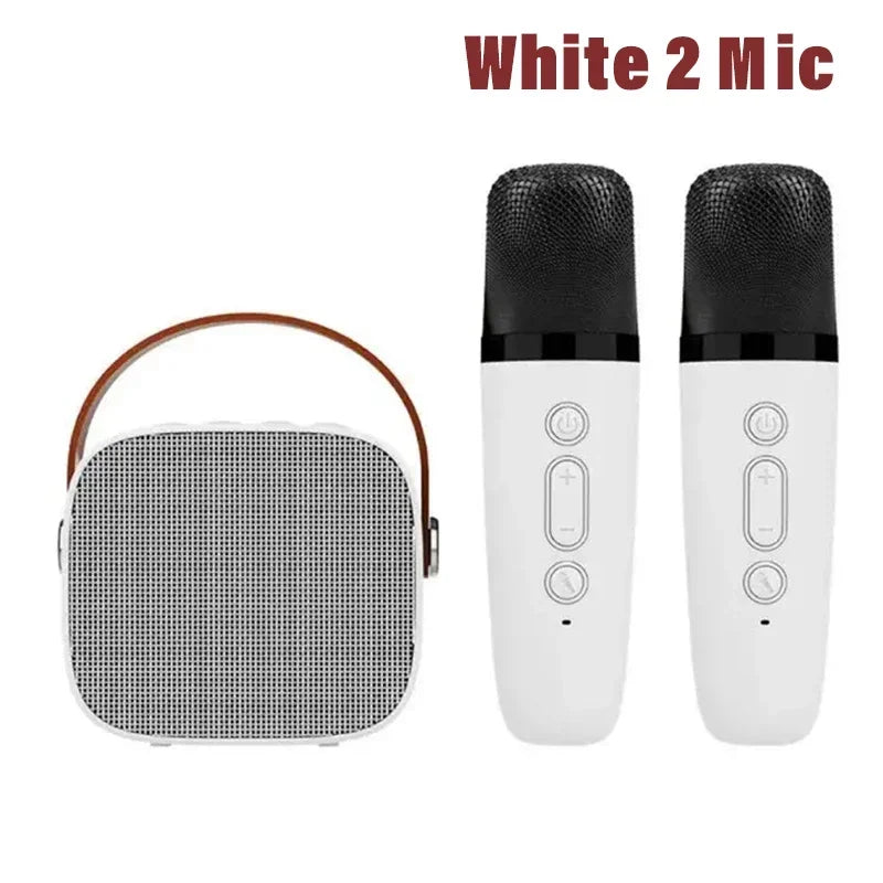 Portable Karaoke Machine with Wireless Microphones – Bluetooth Speaker & Home KTV System