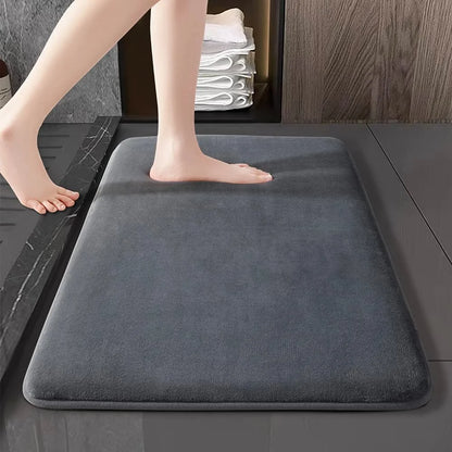Quick-Dry Bathroom Floor Mat – Soft Anti-Slip Door & Shower Rug