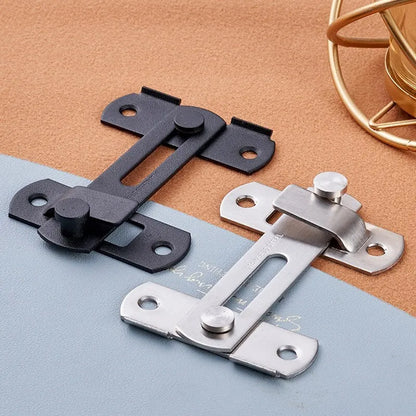 Sliding Barn Door Latch – Heavy Duty Right Angle Hook & Eye Lock for Doors, Gates & Cabinets