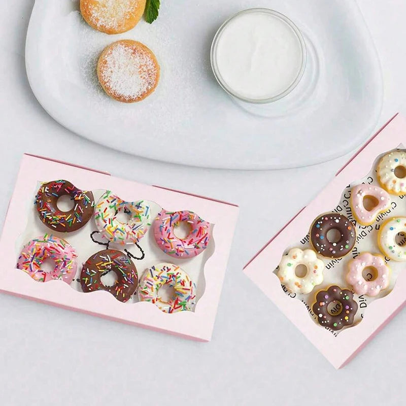 Kraft Paper Gift Boxes with Window – Cake, Candy & Treat Packaging Boxes