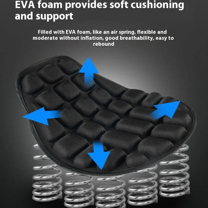 Universal 3D Gel Motorcycle Seat Cushion – Breathable Shock-Absorbing Comfort Seat Pad
