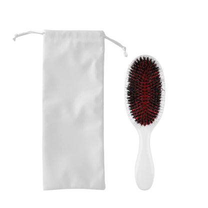 Boar Bristle Hair Brush – Detangling & Scalp Massage Paddle Brush for All Hair Types