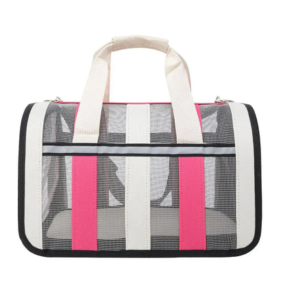 Soft-Sided Pet Carrier Bag – Portable Travel Carrier for Small Dogs & Cats