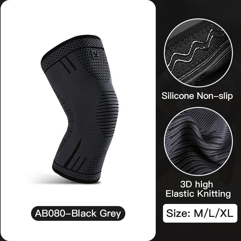 Compression Knee Support Sleeve – Breathable Knee Brace with Spring Stabilisers