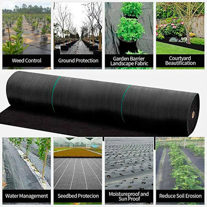 PE Woven Weed Control Fabric – Water Permeable Garden & Landscape Barrier