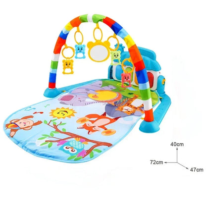 Baby Piano Play Mat Gym – Musical Activity & Tummy Time Toy (0–36 Months)