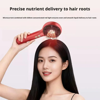 Electric Scalp Massager Comb – Red Light Hair Care Brush