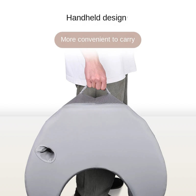 Gaming Lap Desk Pillow – Sofa Arm Rest Cushion with Cup Holder, Phone Stand & Storage Pockets