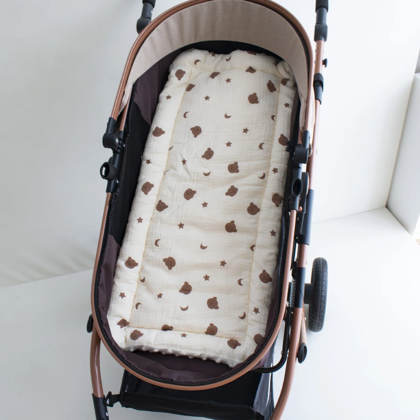 Baby Stroller Seat Cushion – Soft Breathable Pushchair Mattress Pad