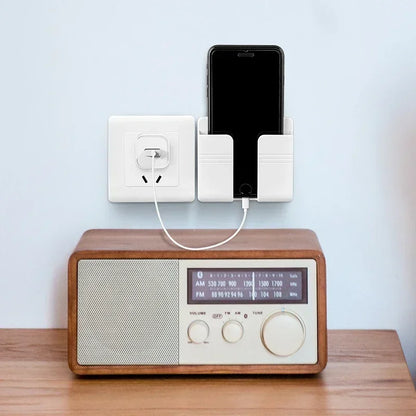 Wall Mounted Phone Holder with Charging Slot