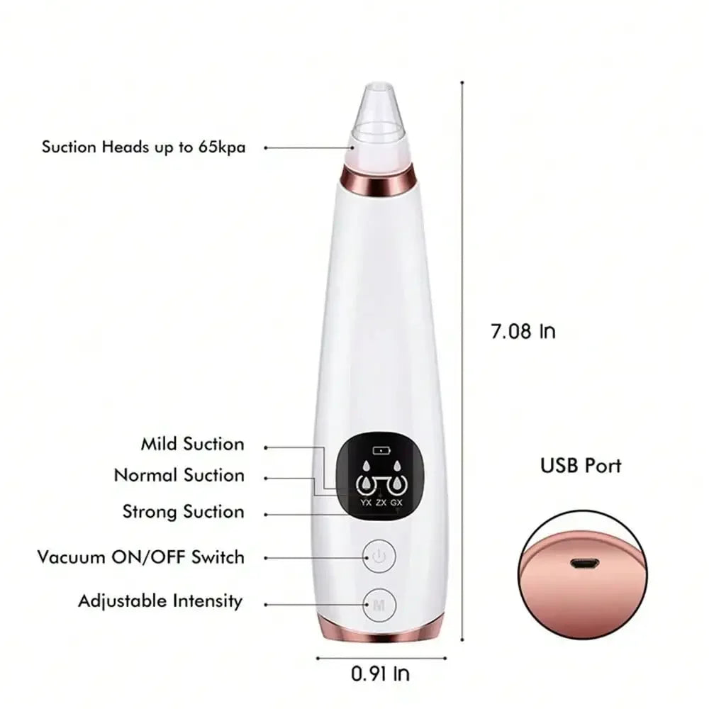 Electric Blackhead Remover – Facial Pore Cleansing Tool