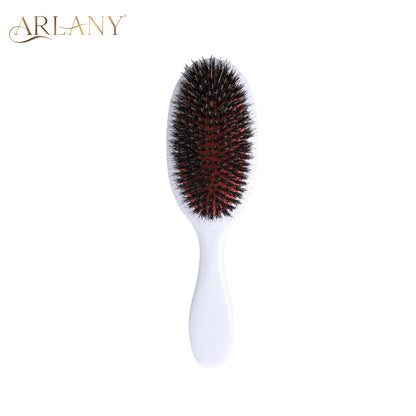 Boar Bristle Hair Brush – Detangling & Scalp Massage Paddle Brush for All Hair Types