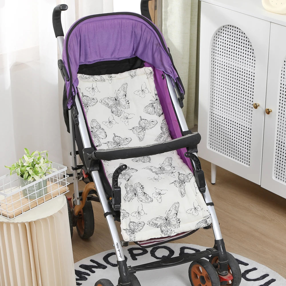 Baby Stroller Seat Cushion – Soft Breathable Pushchair Mattress Pad