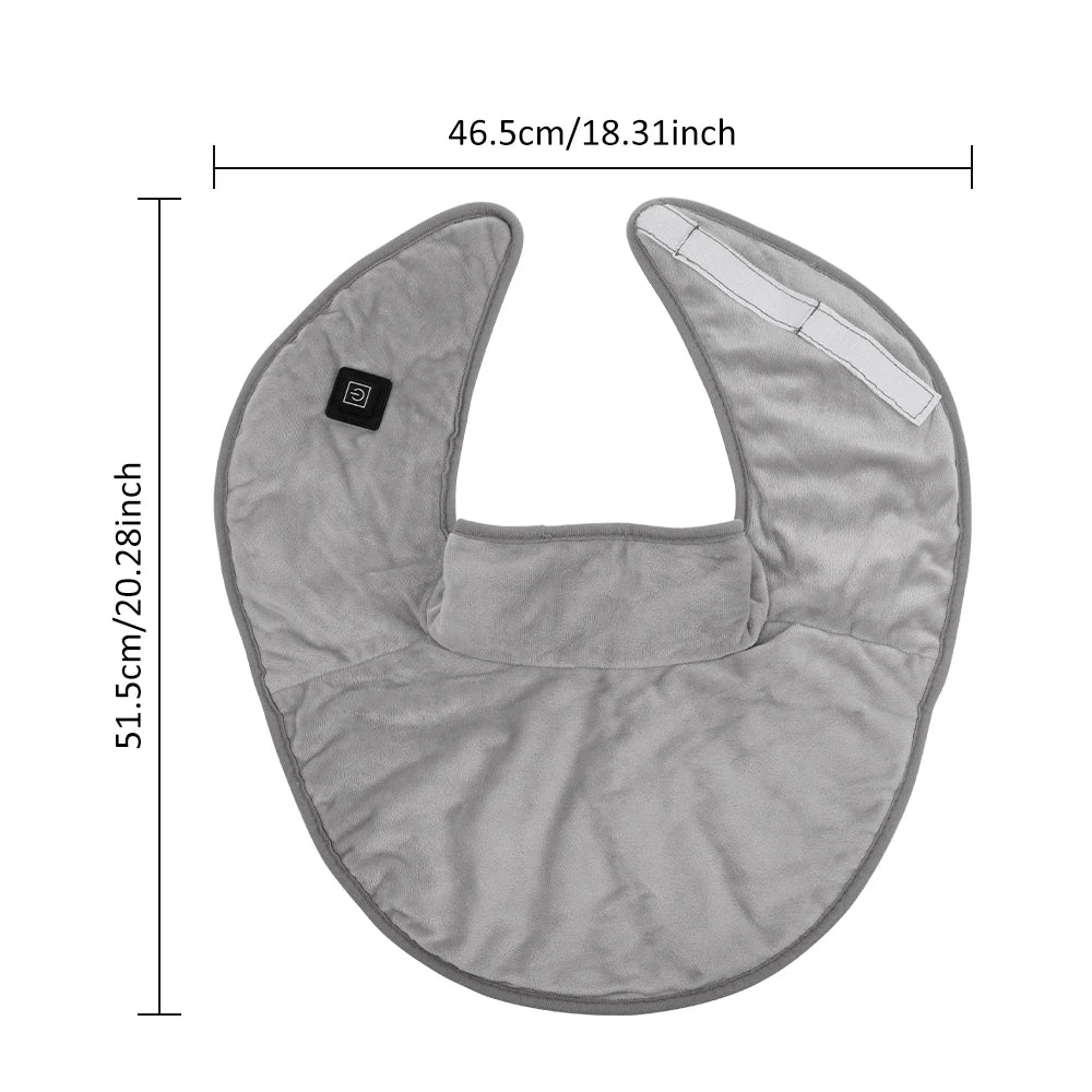 Electric Heated Shoulder & Neck Wrap – Adjustable Heat Therapy Pad (3 Levels)