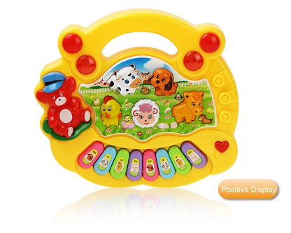 Kids Learning Piano Toy – Musical Keyboard with Animal Sounds & Lights