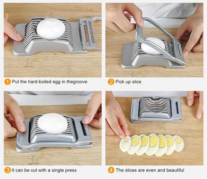 Heavy Duty Egg Slicer – Aluminium Egg & Fruit Cutter
