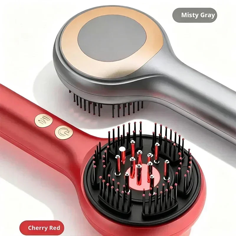 Electric Scalp Massager Comb – Red Light Hair Care Brush