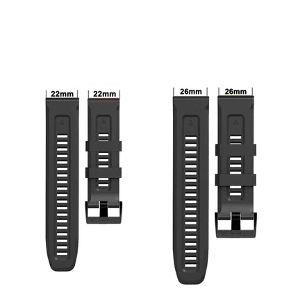 QuickFit Silicone Strap for the Garmin Flagship Models (2 sizes & 46 colours available)
