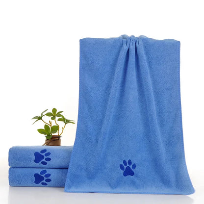Quick Dry Pet Towel – Soft Microfibre Dog & Cat Bath Towel