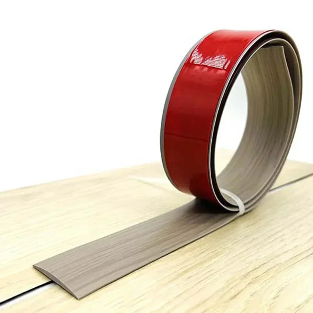 Self-Adhesive Vinyl Transition Strip – Floor Gap & Carpet Threshold Spacer (10 designs available)