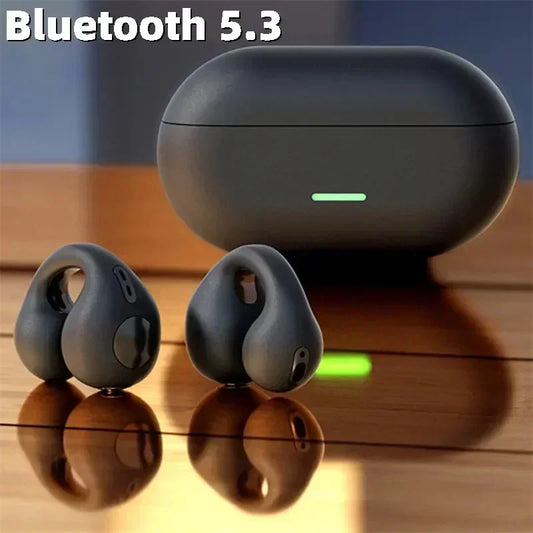 T75 Bone Conduction Wireless Bluetooth 5.3 Sports Headphones